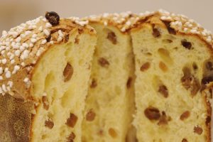 Tre fette di panettone