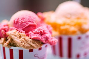 Due coppette di gelato