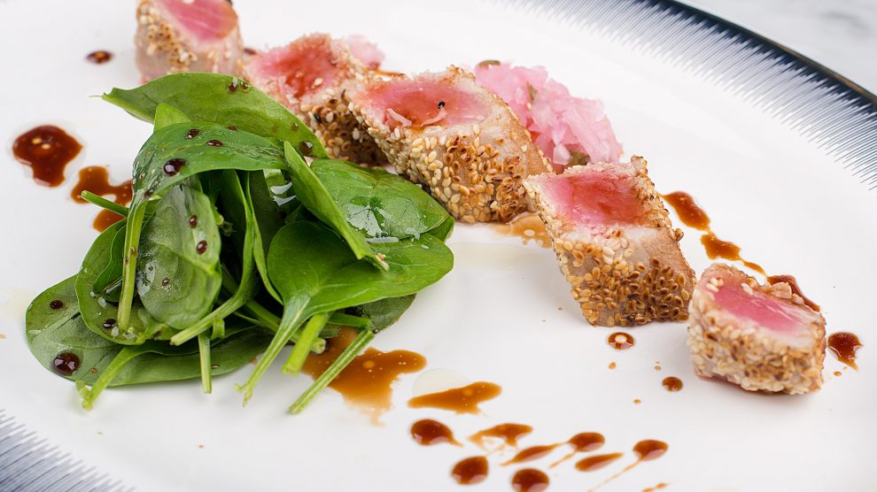 tonno in crosta a pezzetti